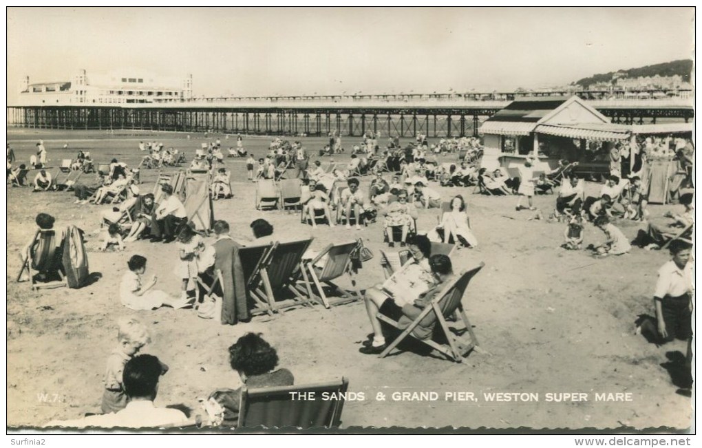 SOMERSET - WESTON SUPER MARE - THE SANDS AND GRAND PIER RP Av367 - Weston-Super-Mare