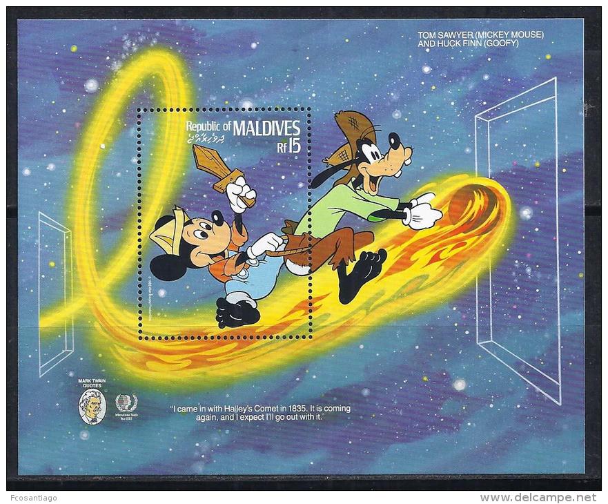 DISNEY -MALDIVAS 1985-  Yver# H111 Precio Cat&euro;10 - Disney