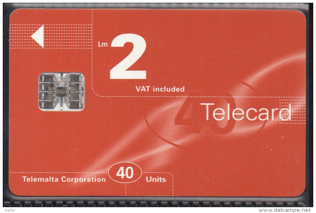 MALTA - TELEFONKARTE  2 LM  Verwendet / Used - Malta