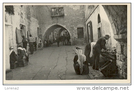 7-3ay56. Postal Jordania. A Street In The Old City - Jordania