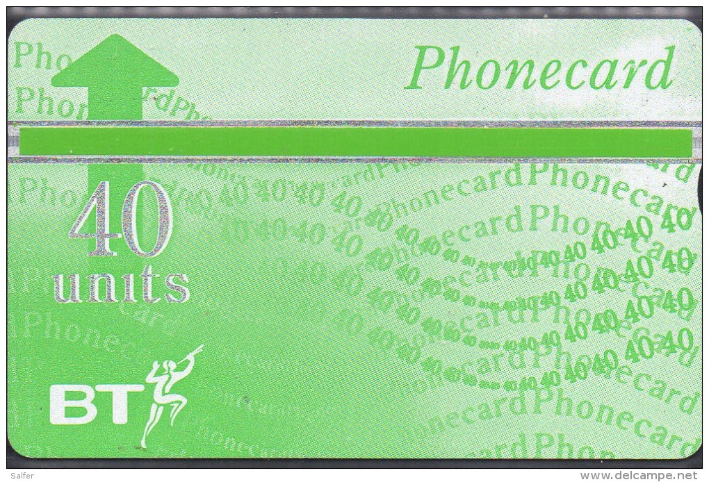 BRITISH TELECOM - Phonecard 40 Units  Used - BT Cartes Mondiales (Prépayées)