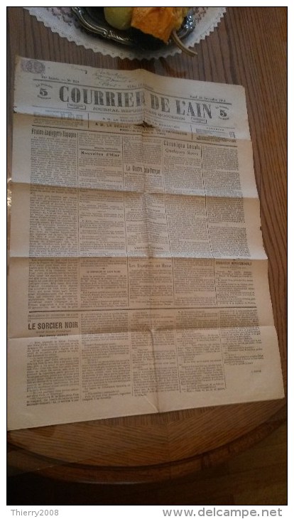 Journale Du Mardi 25 Novembre 1911 Etat Bien - Periódicos