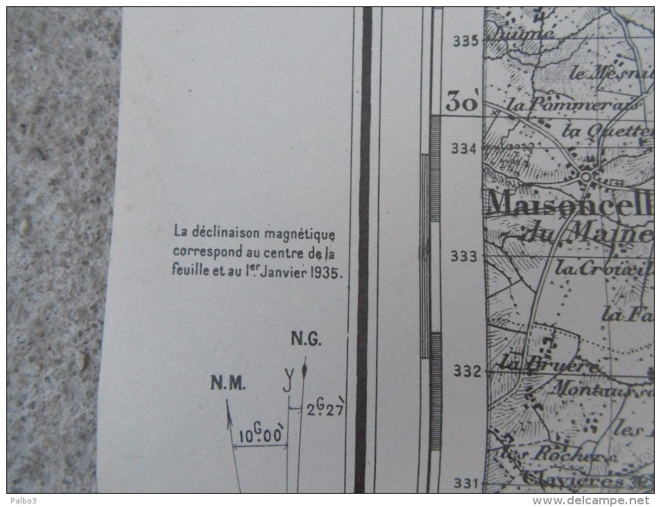 lot de 3 carte routiere francaise france 40 Chateau Gontier La Fleche