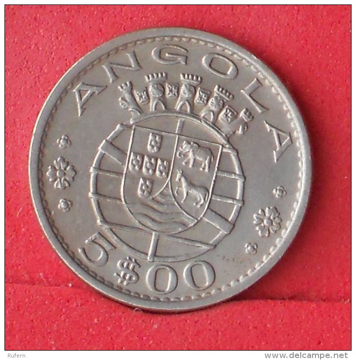 ANGOLA  5  ESCUDOS  1972   KM# 81  -    (Nº12766) - Angola