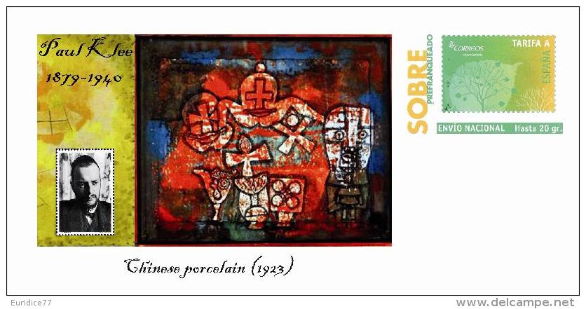 Spain 2013 - Paul Klee (1879-1940) - Special Prepaid Cover - Cinema