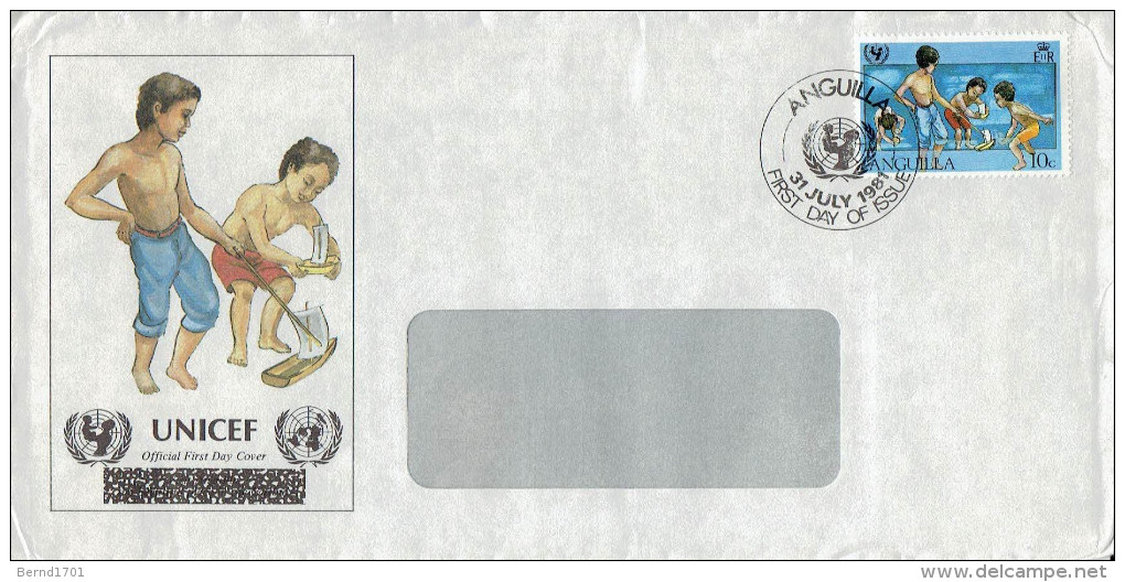 Anguilla - Mi-Nr 447 FDC (k372) - Anguilla (1968-...)