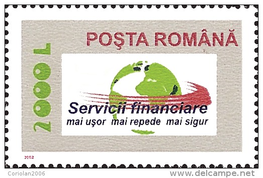 Romania 2002 / Post / Set 5 Stamps - Poste