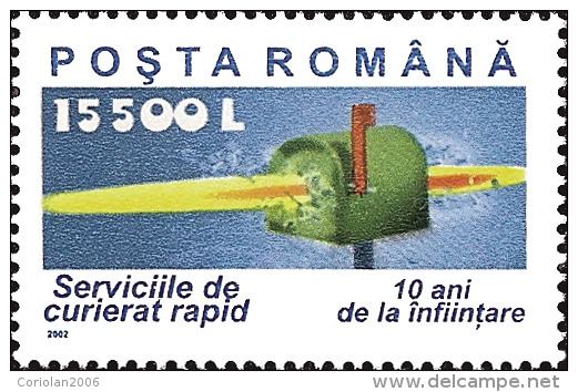 Romania 2002 / Post / Set 5 Stamps - Post