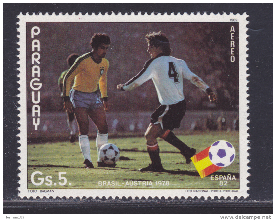 PARAGUAY AERIENS N°  909 ** MNH Neuf Sans Charnière, TB (D697) Coupe Du Monde De Football - 1982 - Paraguay