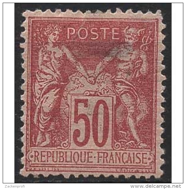 Frankreich 1890 Allegorien 81 II Mit Falz - 1876-1898 Sage (Type II)