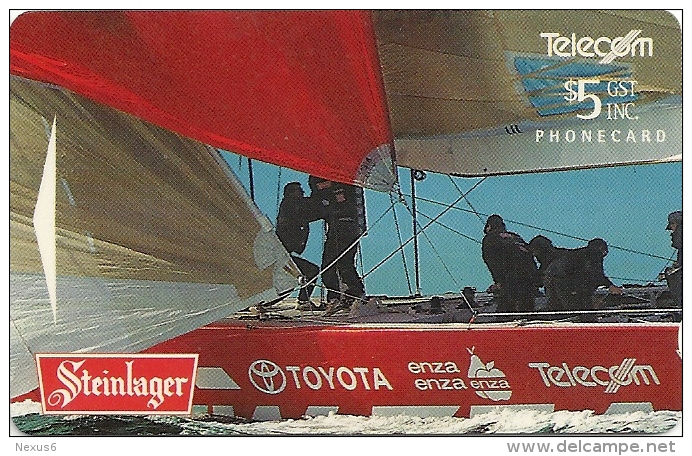 New Zealand - NZL20 Red Sled - 1995 Americas Cup - Advertising Cards - 15.500ex, 1995, Used - Nuova Zelanda