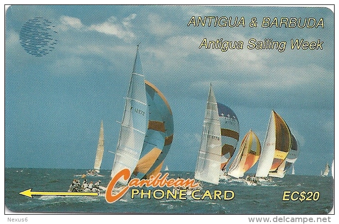 Antigua & Barbuda - Antigua Sailing Week, 13CATB (White), 1994, 30.000ex, Used - Antigua And Barbuda