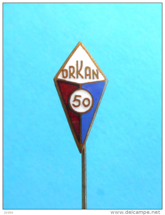 NK ORKAN Dugi Rat - Kroatien Ex Jugoslawien Fussball Klub 50. ANNIVERSARY Jubilee Enamel Pin Badge Football Anstecknadel - Fussball