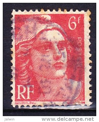 FRANCE 1945-47 YT N° 721a Obl. Mèches Reliées - 1945-54 Marianne (Gandon)