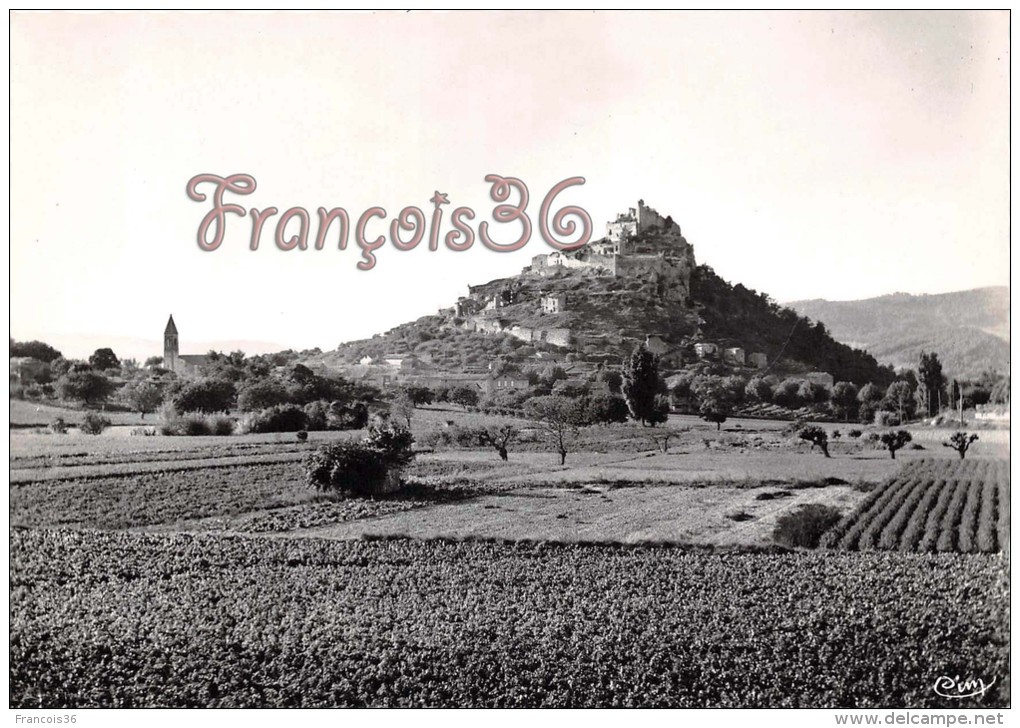 (84) Entrechaux - Vue Panoramique Avec Le Vieux Château - 2 SCANS - Autres & Non Classés