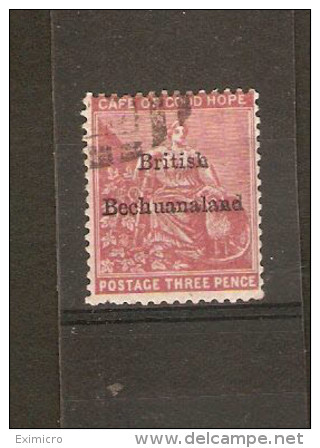 BECHUANALAND 1885 - 1887 3d SG 2 FINE USED Cat £75 - 1885-1895 Kolonie Van De Kroon