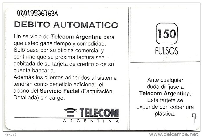 Argentina - Telecom Argentina - Carlos Paz - Lake And House - 05-1993,  Used - Argentine