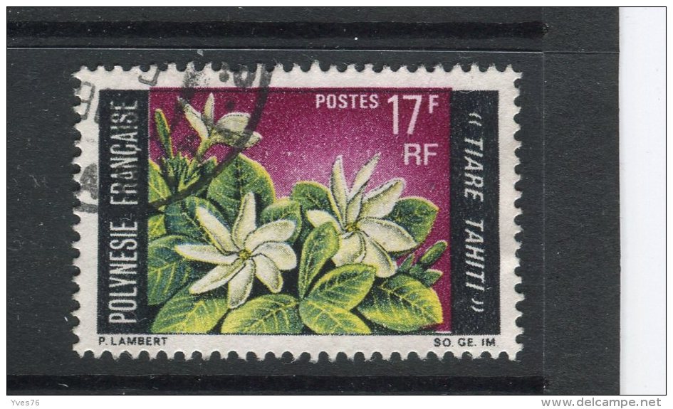 POLYNESIE FRANCAISE - Y&T N° 65° - Fleur - Tiare Tahiti - Used Stamps