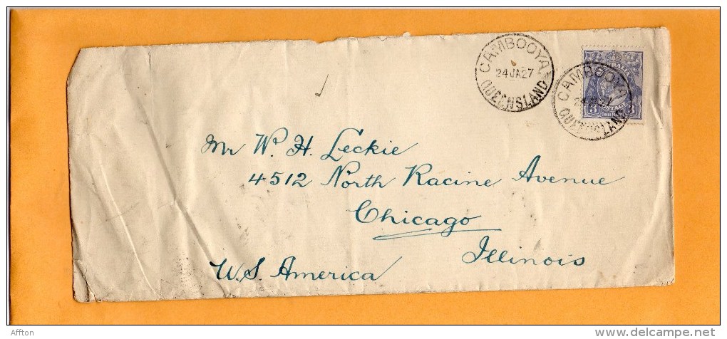 Australia 1927 Cover Mailed - Brieven En Documenten