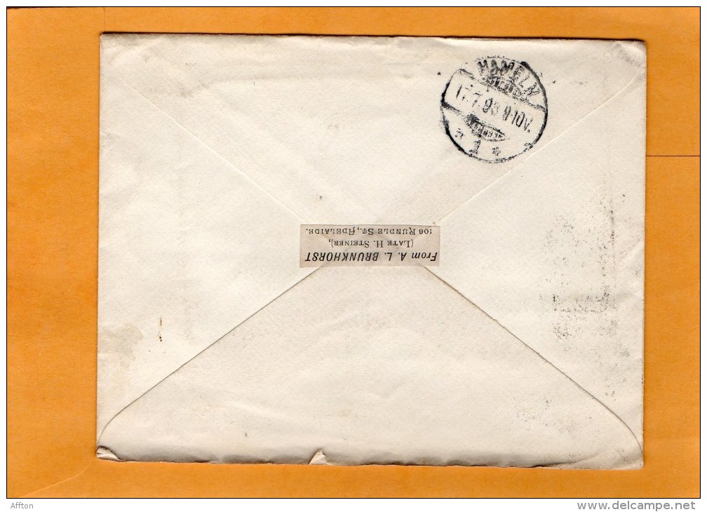 Australia Old Cover Mailed - Lettres & Documents