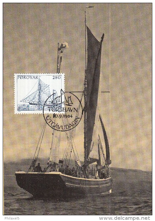 Denemarken Føroya - 3 Max.kaarten - Fischfang/Visserij - Vissersboot/Vissers/Roerganger - M 103-104 - Boten