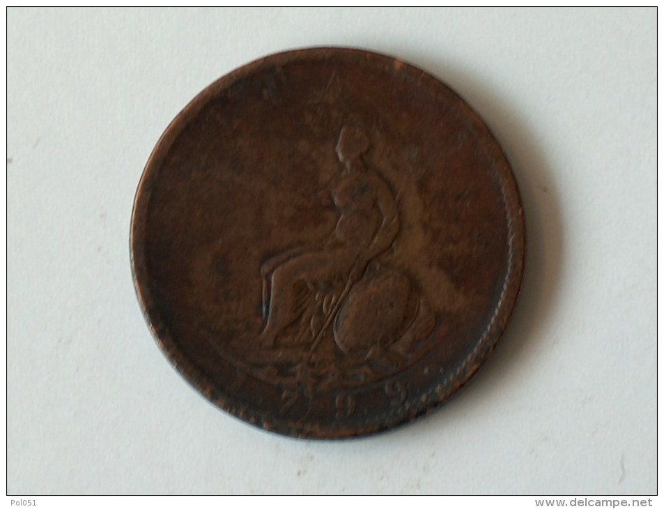 Grande-Bretagne Half Penny 1799 - B. 1/2 Penny