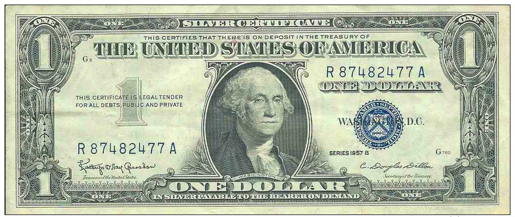 N1721 - USA : 1 Dollar 1957 B - Non Classificati