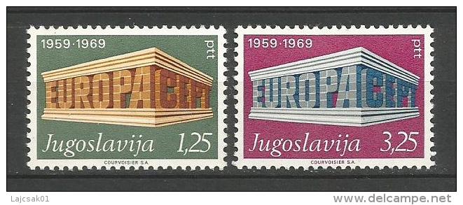 Yugoslavia 1969. Europa CEPT MNH Set - Neufs