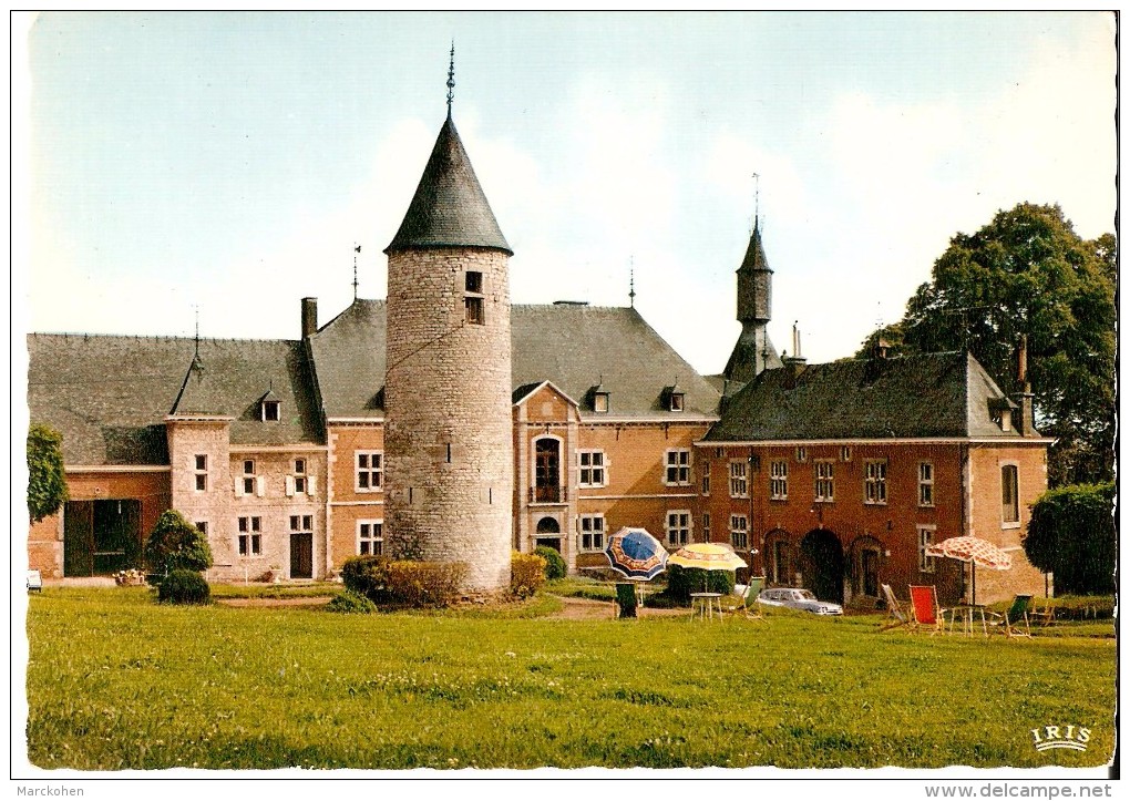 BURDINNE / OTEPPE (4210) :  Centre De Vacances "L´Hirondelle" - Cour Intérieure Du Château. CPSM. - Burdinne