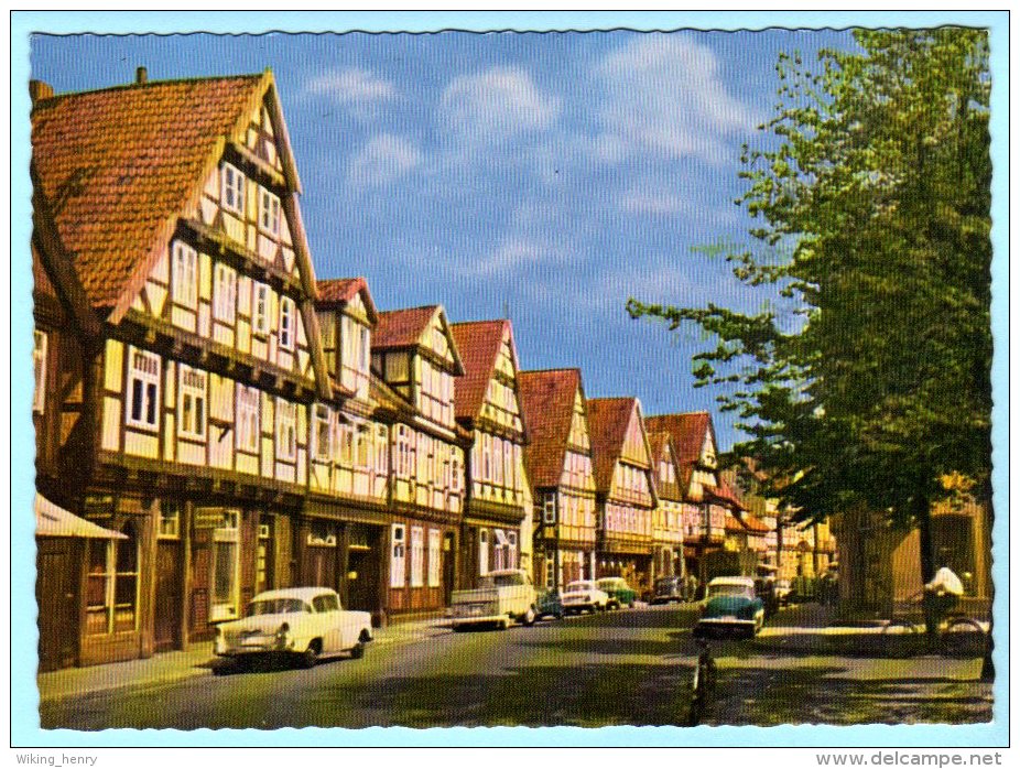 Celle - Alte Giebelhäuser In Der Schuhstraße - Celle