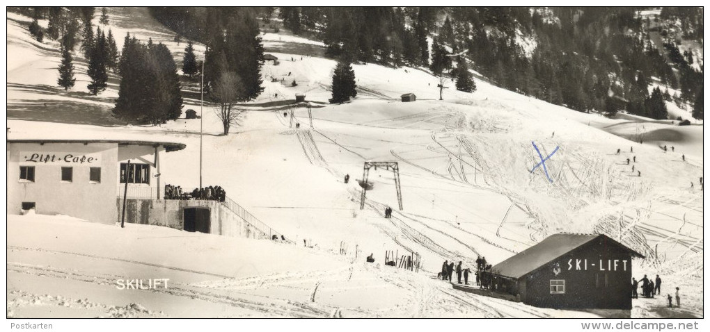 ÄLTERE POSTKARTE TANNHEIM SKILIFT GUT HEINZ GUTHEINZ SKI LIFT CAFÉ Tirol Austria Österreich Postcard Cpa Ansichtskarte - Tannheim