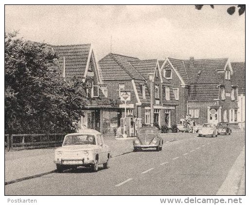 ÄLTERE POSTKARTE SANKT PETER-ORDING ST. IM BAD ARAL TANKSTELLE AGFA FOTO VW Petrol Filling Station De Service Postcard - St. Peter-Ording