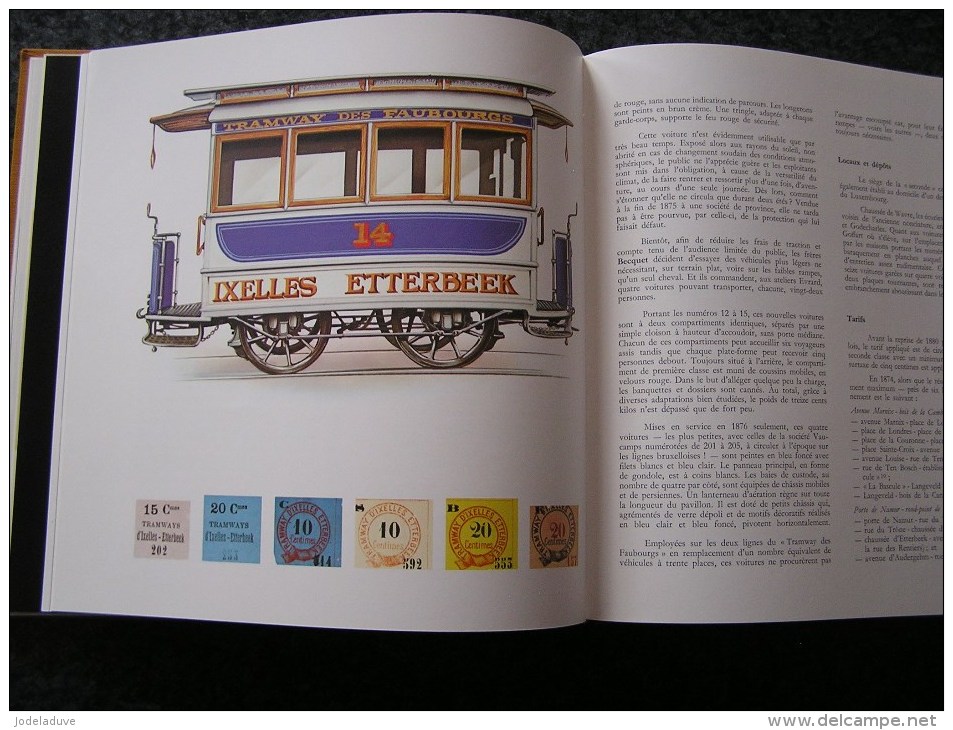 HISTOIRE DES TRANSPORTS PUBLICS A BRUXELLES Tome 1 La Belle Epoque Régionalisme Tramways Tram STIB Trolley Bus Autobus