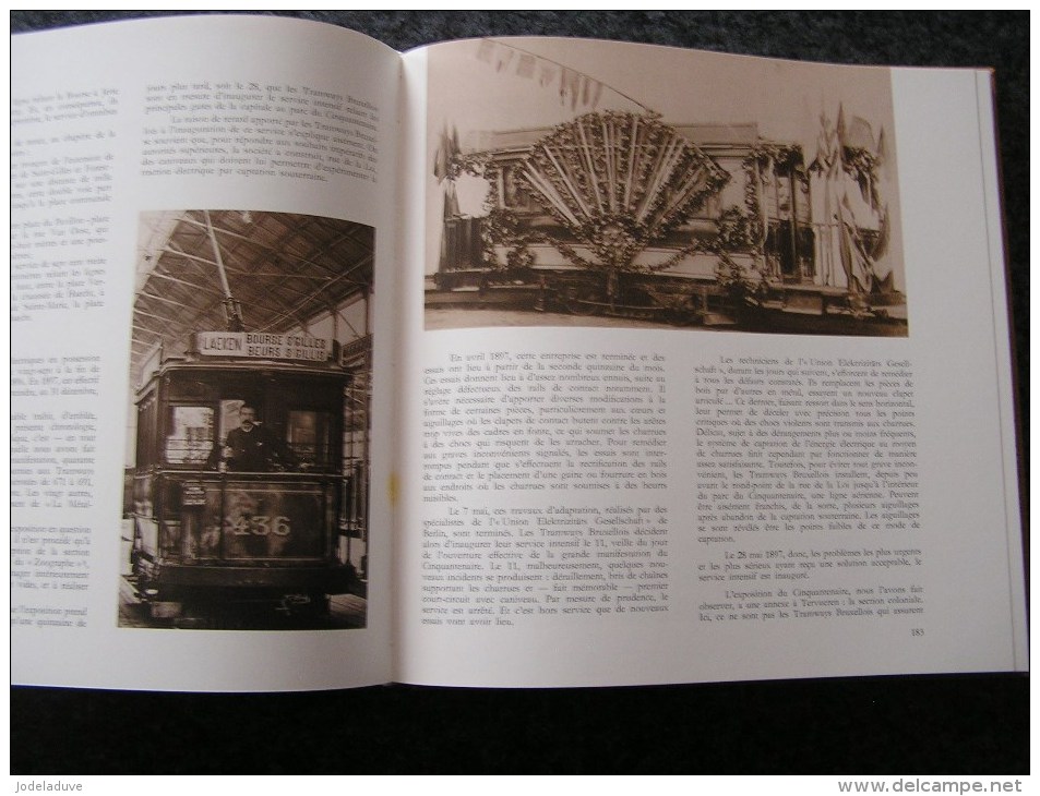 HISTOIRE DES TRANSPORTS PUBLICS A BRUXELLES Tome 1 La Belle Epoque Régionalisme Tramways Tram STIB Trolley Bus Autobus