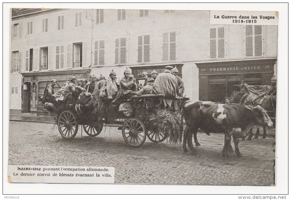 88 - SAINT-DIE - Pendant L´ Occupation - Convoi De Blesses - Saint Die