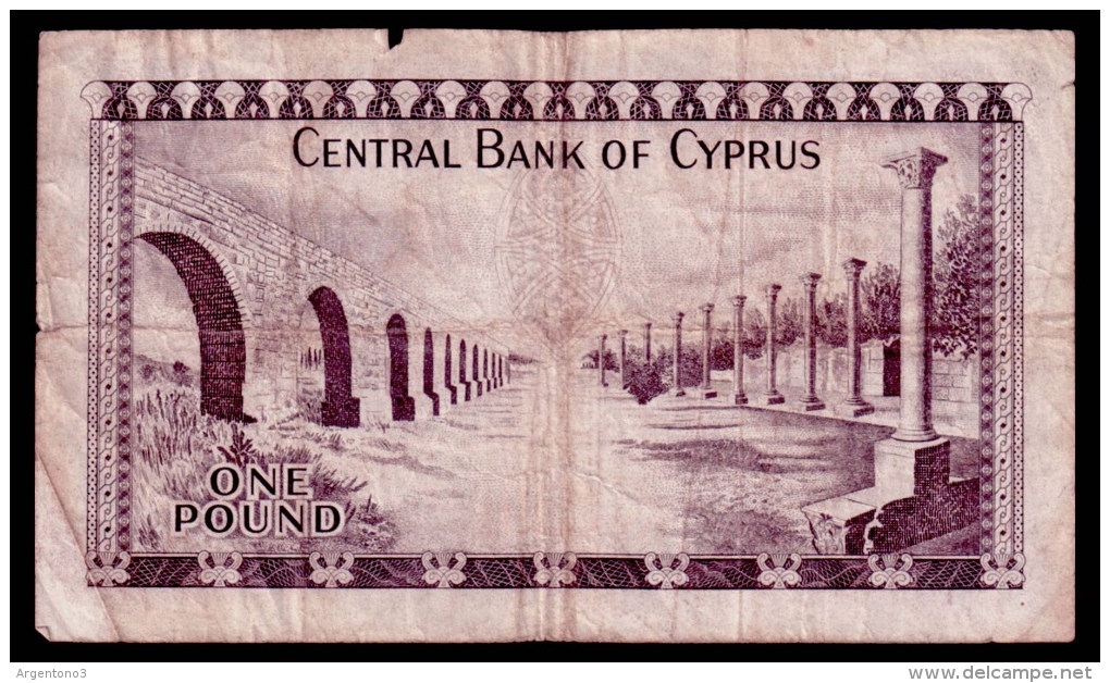 Cyprus 1 Pound 1971 F- - Zypern