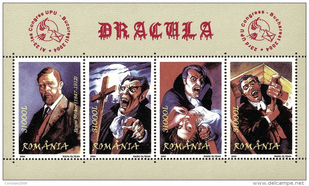 Romania 2004 / Dracula / Block - Ongebruikt