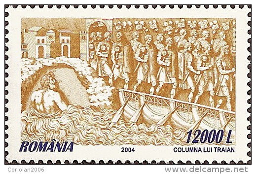 Romania 2004 / Columna Traiana I / Set 4 Stamps - Monumenti