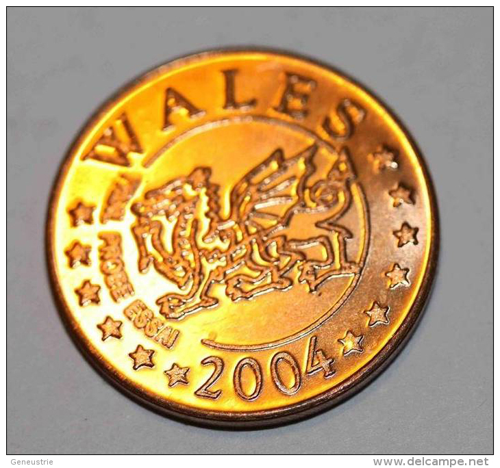 Wales - Pays De Galles 2004 BU EURO PATTERN EURO ESSAI 5 Cents - 5 Euro Cent - Pruebas Privadas