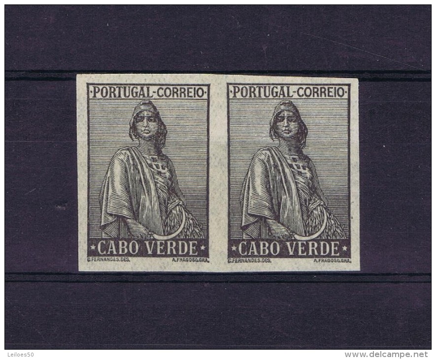 Cap Vert Cabo Verde CERES Proofs / Épreuves 2 N/D  Portugal Agriculture Goddess Deusa #5113 - Cap Vert