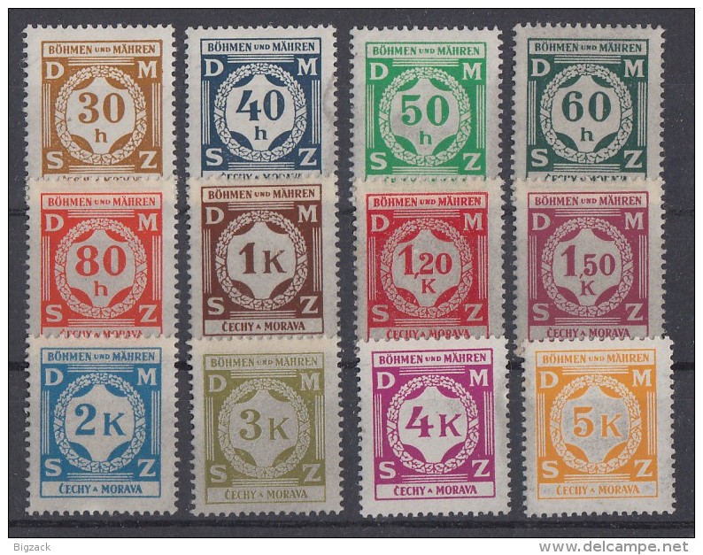 Böhmen Und Mähren Dienst Minr.1-12 Postfrisch - Lots & Kiloware (max. 999 Stück)