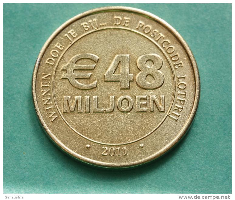 Jeton De Loterie - "€48 Miljoen - Postcode Loterij" Pays-Bas - Games Token - Euro - Casino