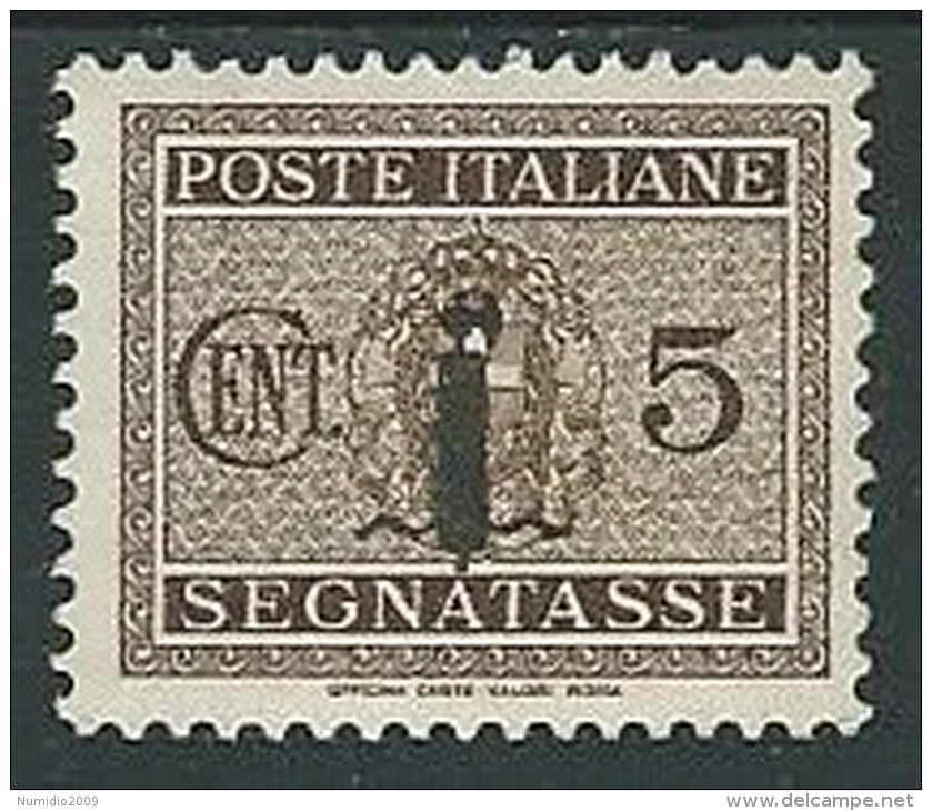 1944 RSI SEGNATASSE FASCETTO 5 CENT MH * - W277 - Taxe