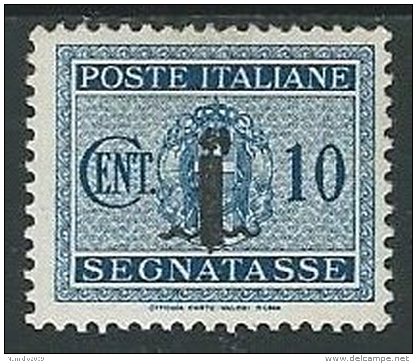 1944 RSI SEGNATASSE FASCETTO 10 CENT MH * - W277 - Impuestos