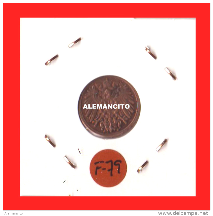 ALEMANIA  -  IMPERIO  -  DEUTSCHES REICH -AÑO 1898 - 1 Pfennig
