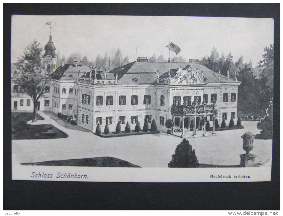 AK GÖLLERSDORF Schloss Schönborn B.Hollabrunn 1917 //// D*18047 - Hollabrunn