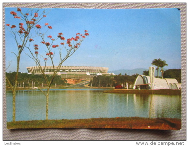 Belo Horizonte, Minas Gerais. Igreja Da Pampulha Com Mineirao Ao Fundo - Belo Horizonte