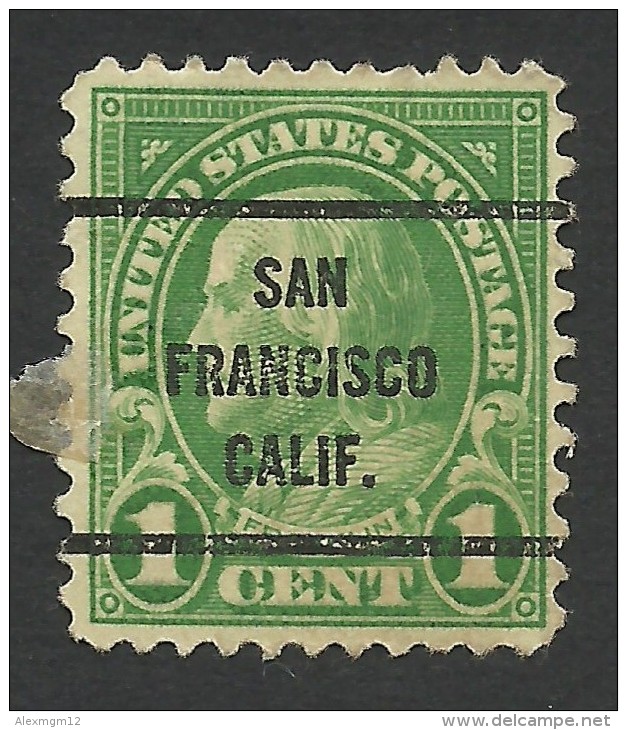 USA, Precancel, San Francisco, California, 1 C., Sc # 632 - Precancels
