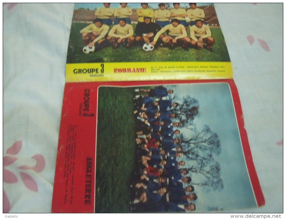 Miroir Du Football- Les équipes De La Coupe Du Monde En Couleur-Special Photos.Mexico 70-Juin 1970. - Deportes