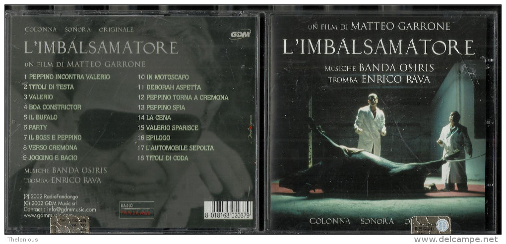 # CD - Banda Osiris E Enrico Rava - L'Imbalsamatore (Colonna Sonora Originale) - Filmmusik